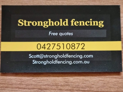 Stronghold Fencing - Fencing Construction In Malvern