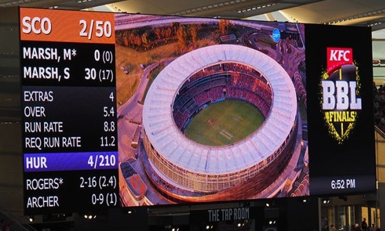 Is your sporting clubs digital scoreboard wireless?