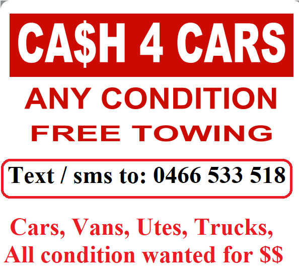 Car removal and cash for cars in Sunshine coast