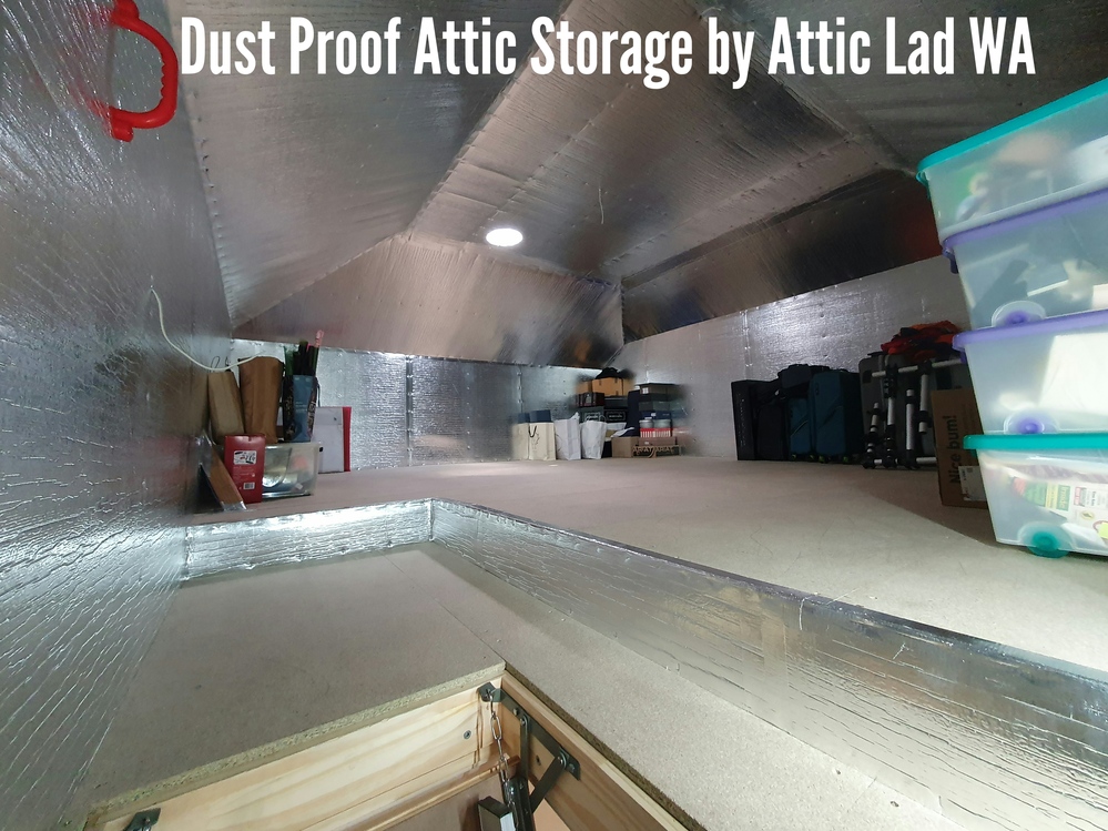 Dust proof your attic by Attic Lad WA