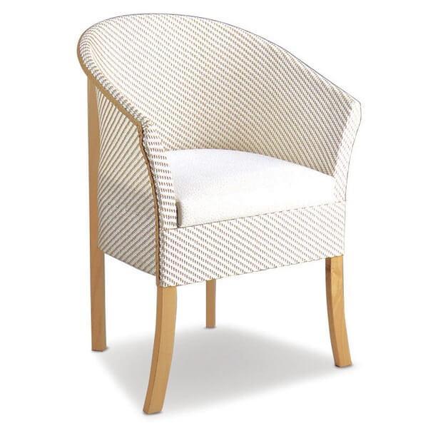 CAREQUIP Basketweave Bedside Commode Chair White BE0010