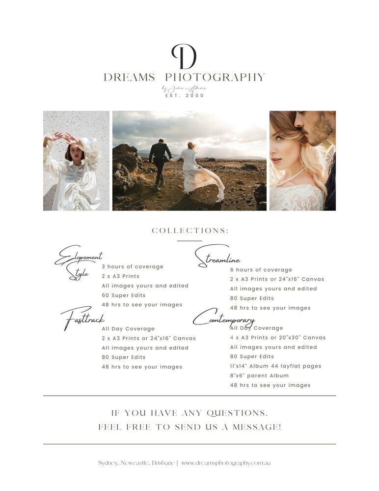 Wedding Photography Prices in Sydney